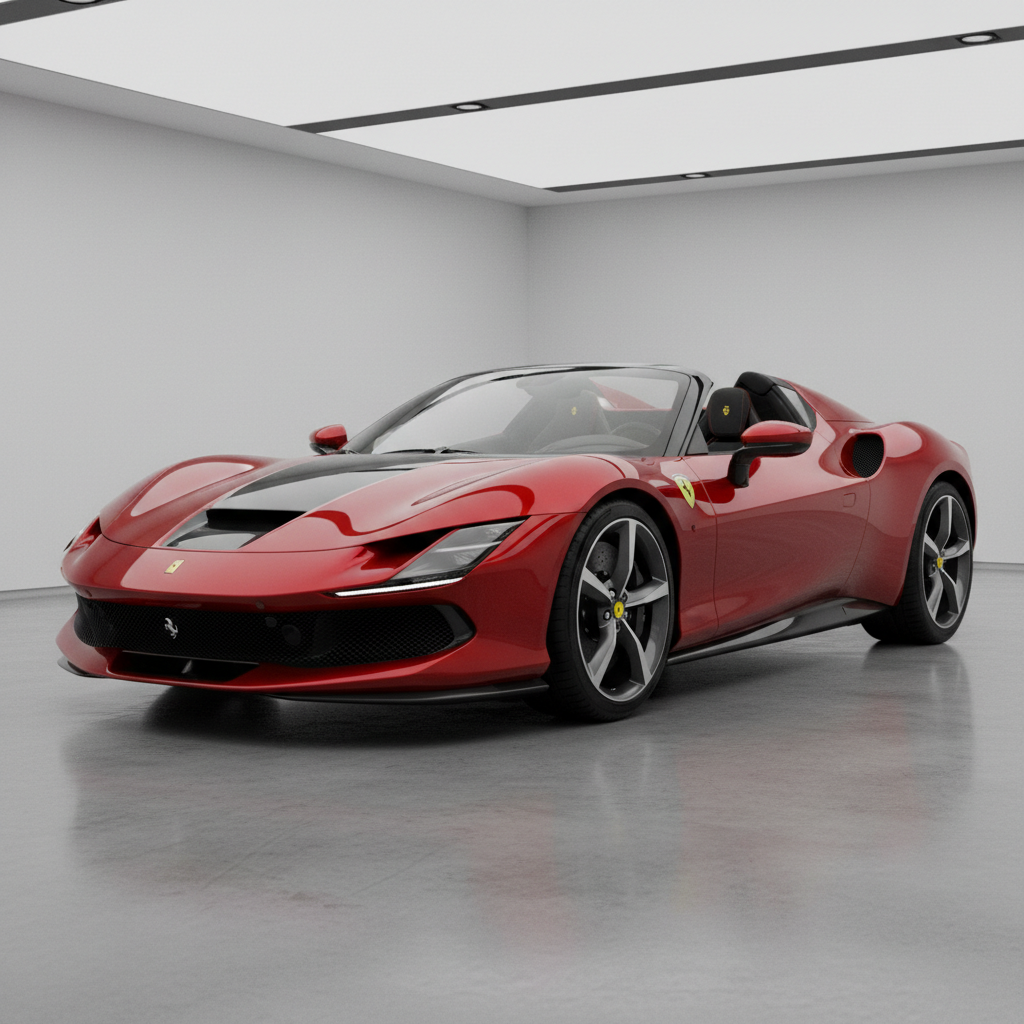 Ferrari 12Cilindri Spider Shines at Monaco Grand Prix