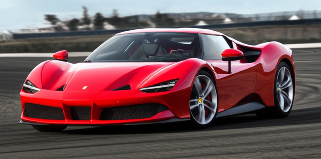 Ferrari's New Supercar Sets the Track on Fire