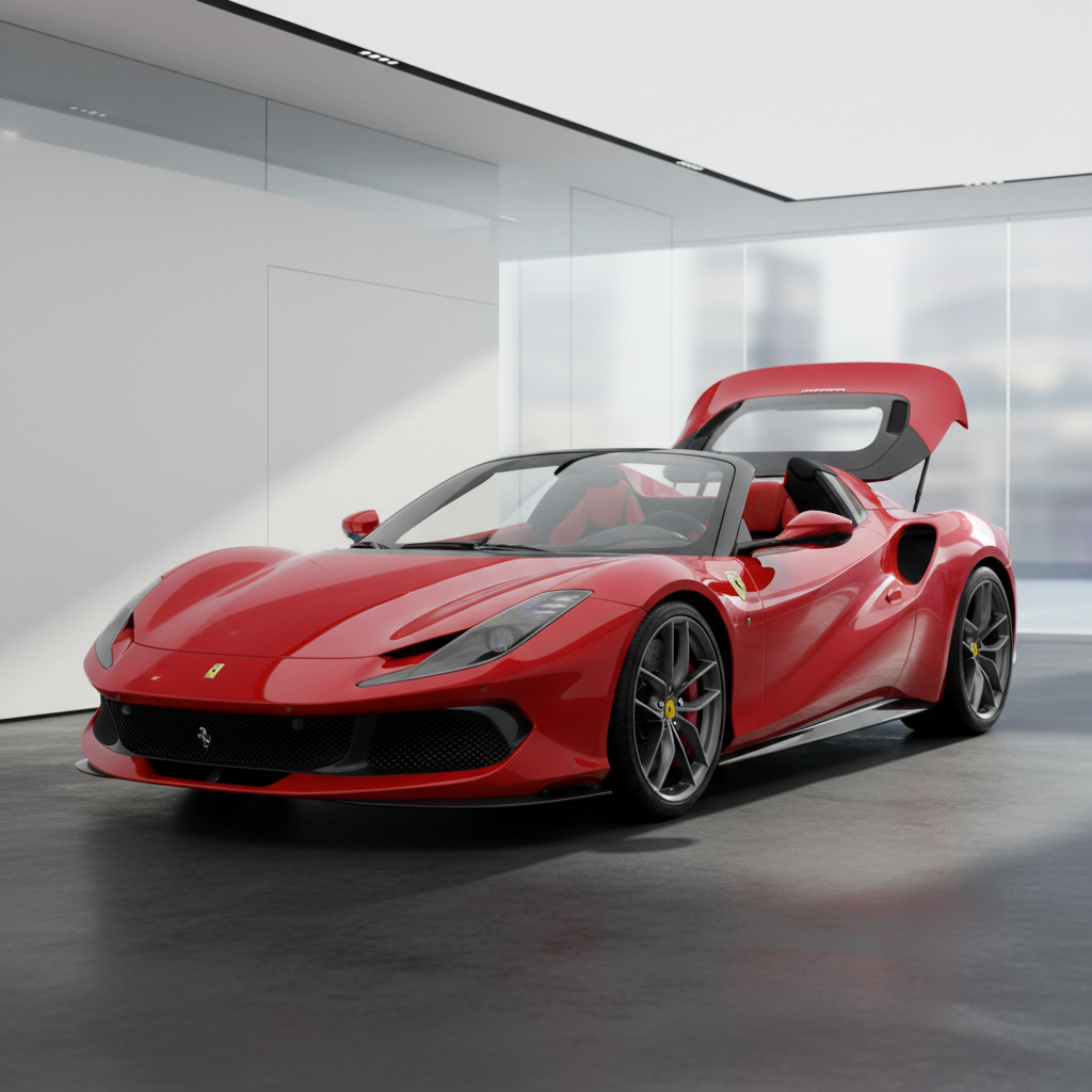 Ferrari Unleashes V12 Hybrid Spider with Cutting-Edge Tech