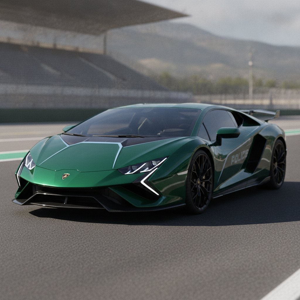 Lamborghini Temerario Powers Italian Police's Emergency Missions